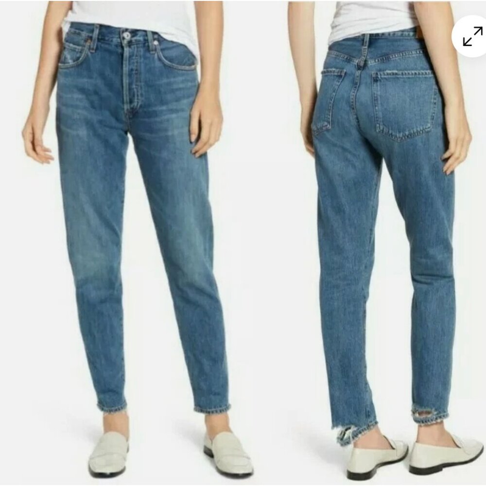 Citizens of Humanity Premium Vintage Liya 100% Cotton Boyfriend Jeans Size 28